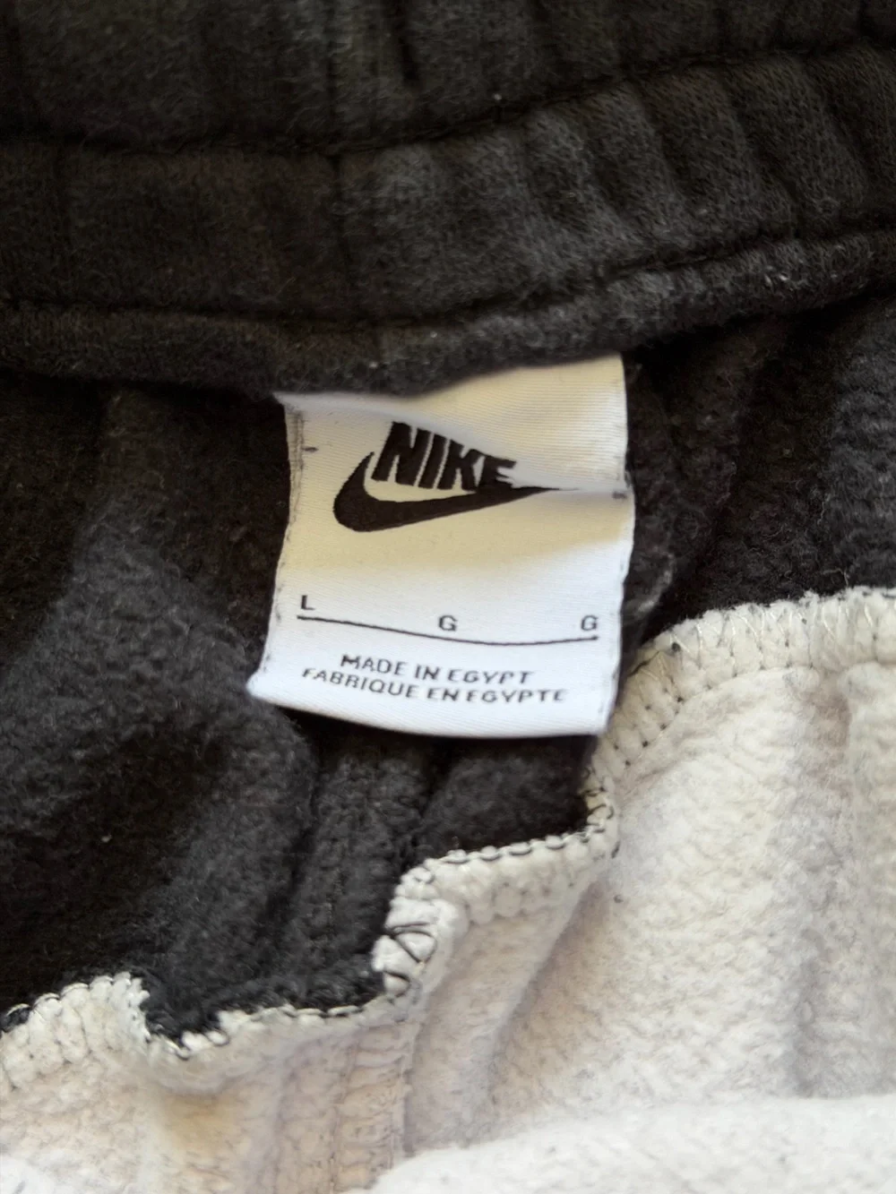 Nike Black and White Colorblock Kids Shorts
